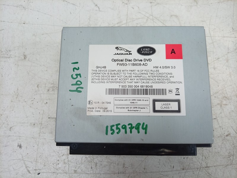 Recambio de lector de cd para jaguar xj (x351) 3.0 sdv6 referencia OEM IAM  FW9311B608AD 