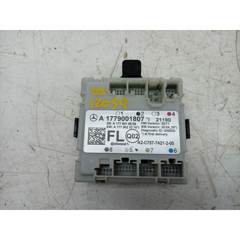 Recambio de modulo confort para mercedes-benz cla-klasse (bm 118) cla 180 (118.384) referencia OEM IAM A2C7577421200 A1779001807
