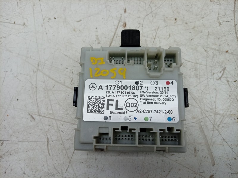 Recambio de modulo confort para mercedes-benz cla-klasse (bm 118) cla 180 (118.384) referencia OEM IAM A2C7577421200 A1779001807