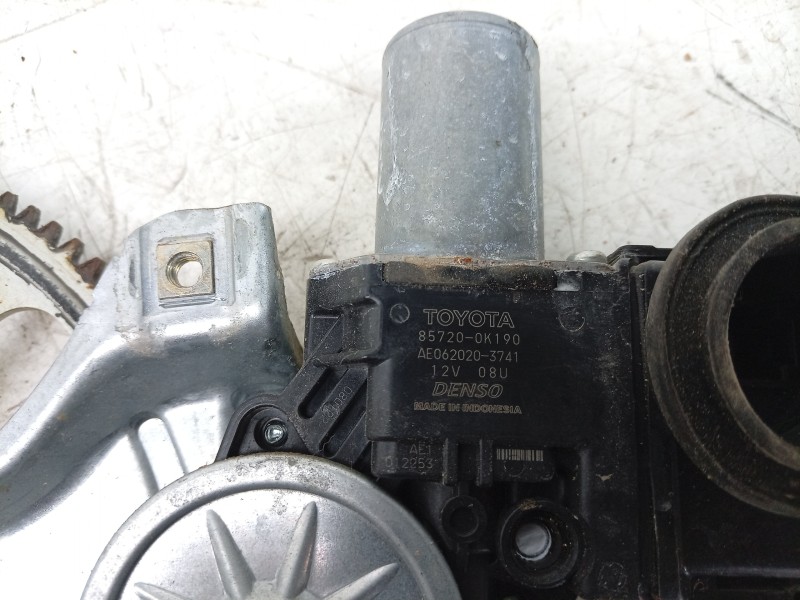 Recambio de elevalunas delantero izquierdo para toyota hilux (gun1) doble cabina dlx 4x4 referencia OEM IAM  857200K190 