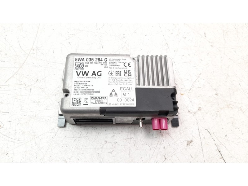 Recambio de modulo electronico para audi a1 sportback (gba) 1.5 16v tsi act referencia OEM IAM 5WA035284B  