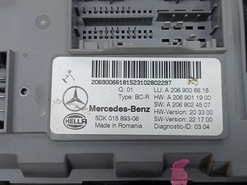 Recambio de modulo electronico para mercedes-benz cle cle 220d referencia OEM IAM  A2069006618 
