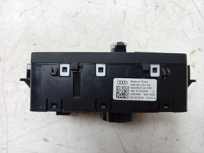 Recambio de mando luces para audi a4 b9 (8w2, 8wc) 40 tfsi mild hybrid referencia OEM IAM 4M0941531AA 4M0941531AG 