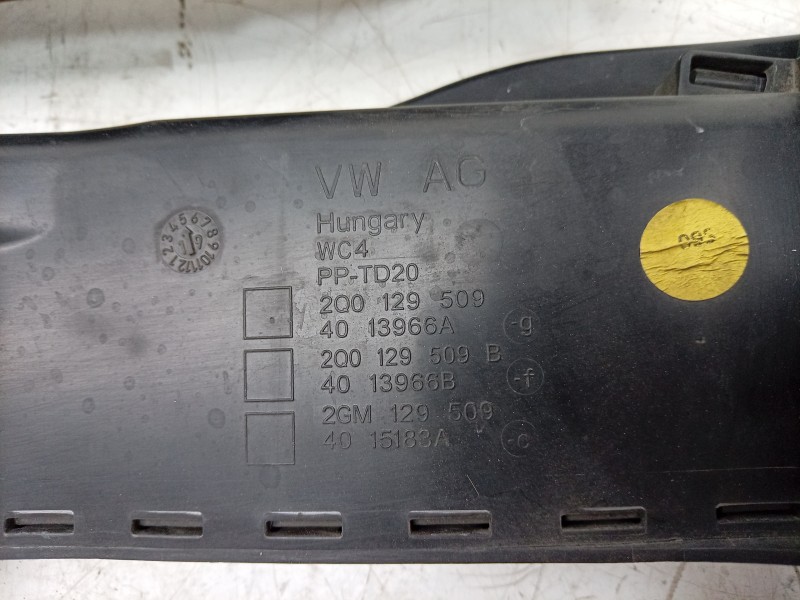 Recambio de canalizador de aire para volkswagen polo vi (aw1, bz1, ae1) 1.0 tsi referencia OEM IAM  2Q0129509 