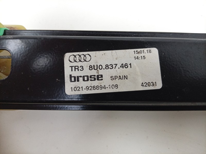 Recambio de elevalunas delantero izquierdo para audi q3 (8ub, 8ug) 1.4 tsi referencia OEM IAM  8U0837461 U177 / 120003 / 1060229