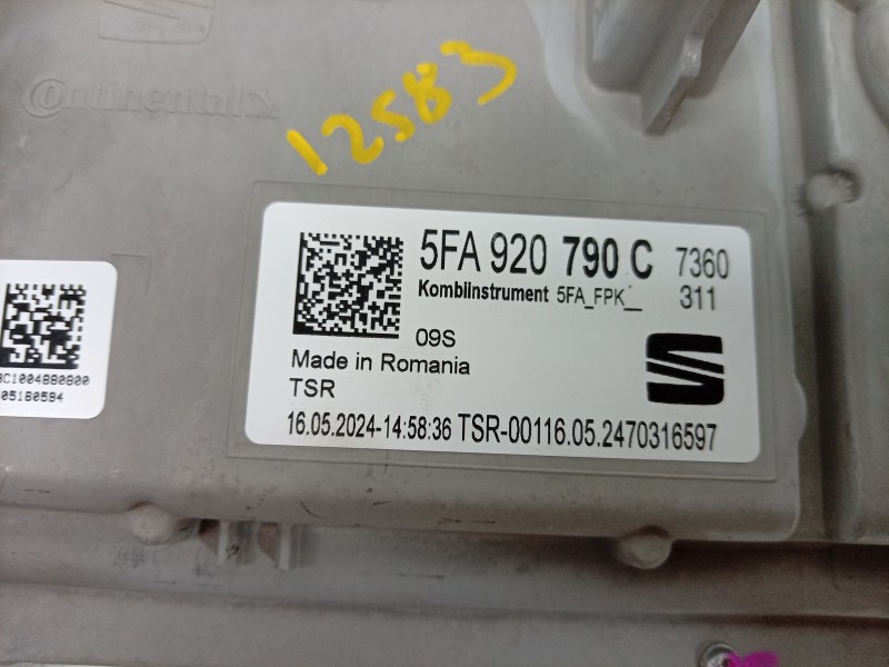 Recambio de cuadro instrumentos para seat leon (kl1, klg) 1.0 tsi referencia OEM IAM  5FA920790C 