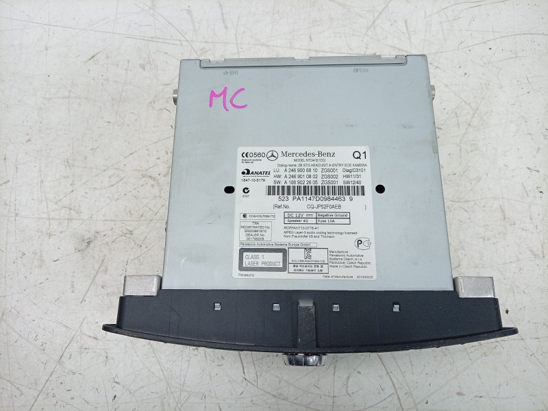 Recambio de sistema navegacion gps para mercedes-benz clase a (w176) 1.5 cdi cat referencia OEM IAM A2469001203 A2469001203 