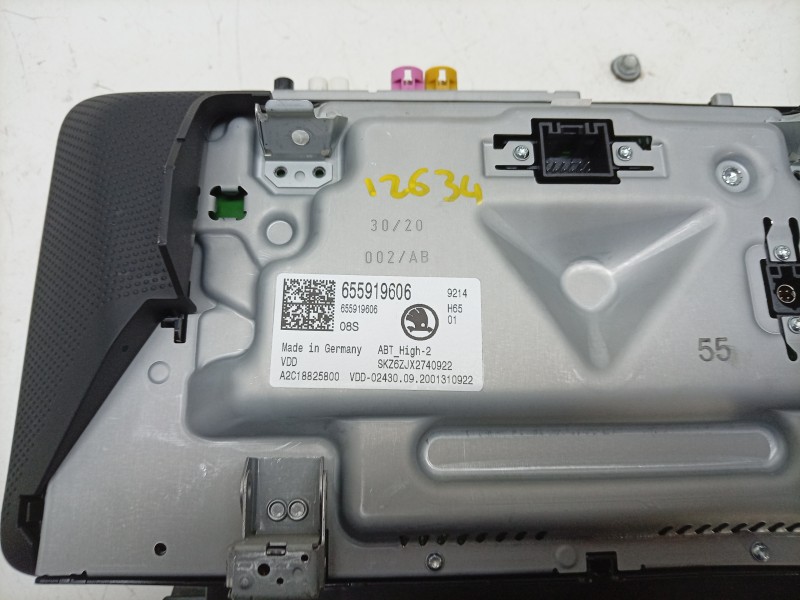 Recambio de sistema navegacion gps para skoda scala (nw1) 1.6 tdi referencia OEM IAM  655919606 