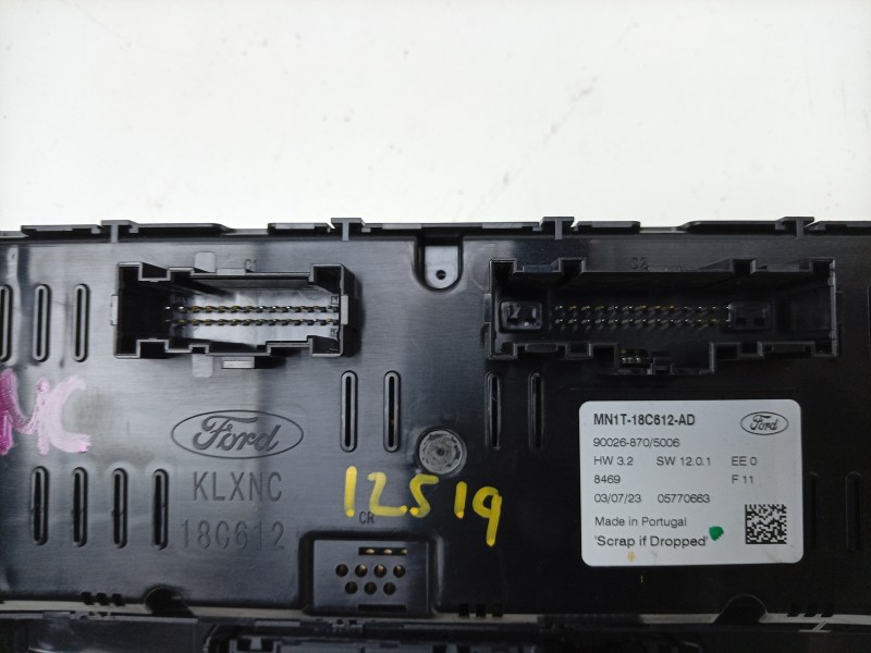 Recambio de mando climatizador para ford puma (j2k, cf7) 1.0 ecoboost mhev referencia OEM IAM  MN1T18C612AD 