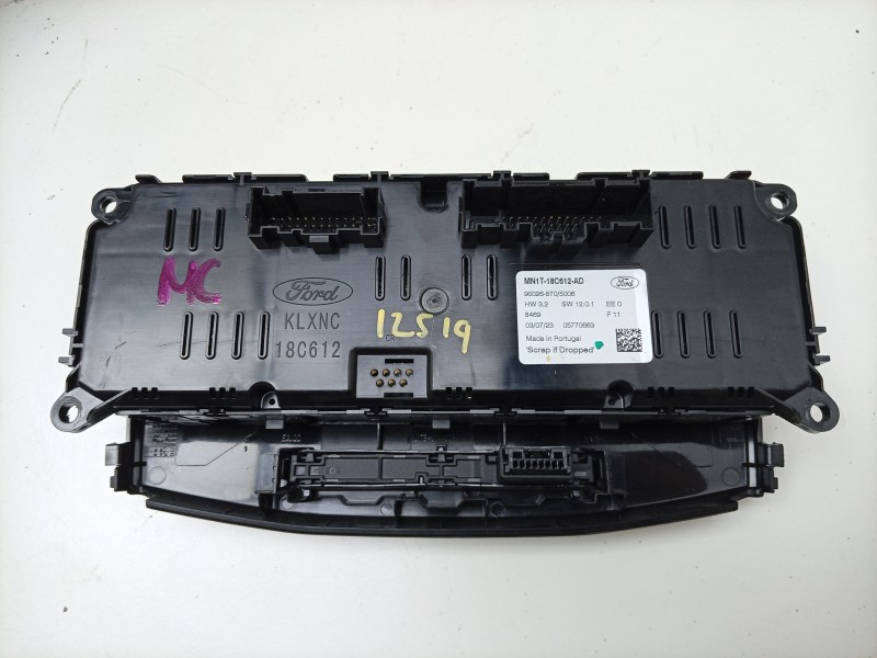 Recambio de mando climatizador para ford puma (j2k, cf7) 1.0 ecoboost mhev referencia OEM IAM  MN1T18C612AD 