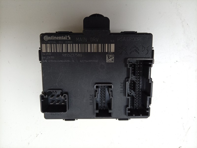 Recambio de modulo confort para peugeot 408 ii (fp_, f3_, fm_) puretech 130 referencia OEM IAM  9855237580 