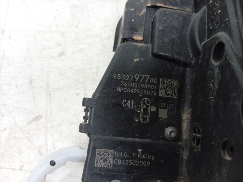 Recambio de cerradura puerta delantera derecha para citroën c4 iii (ba_, bb_, bc_) 1.2 puretech 130 (bahnsa, bahnsb) referencia 