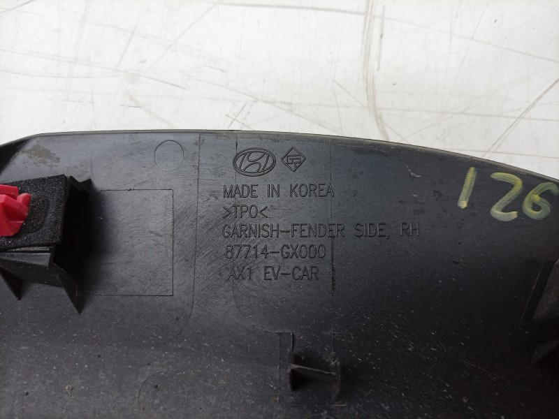 Recambio de aletin delantero derecho para hyundai inster ax referencia OEM IAM 87714GX000 87712GX880CA 