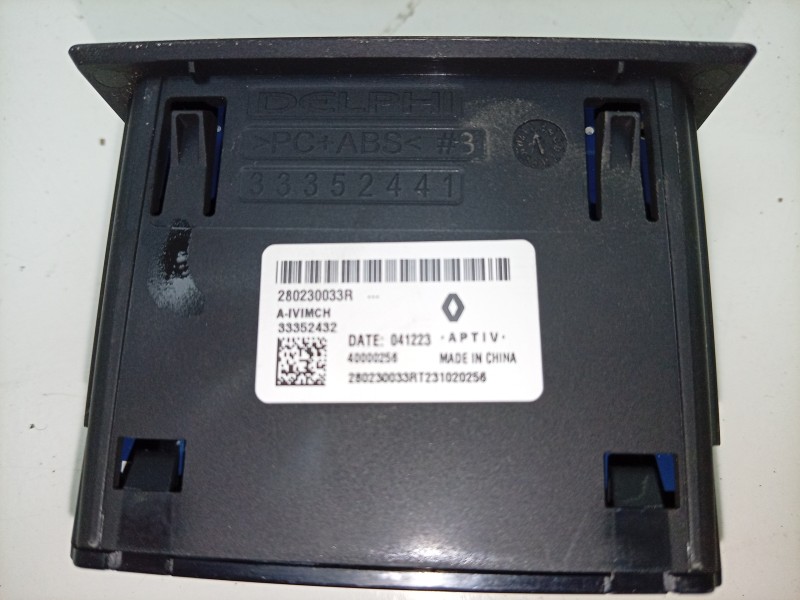Recambio de modulo electronico para renault kangoo iii furgoneta/monovolumen e-tech electric referencia OEM IAM  280230033R 