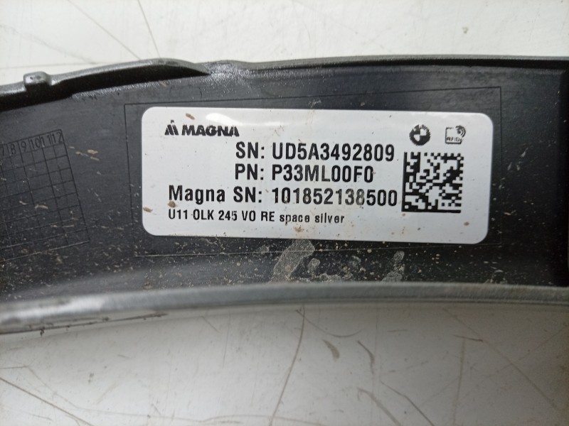 Recambio de aletin delantero derecho para bmw x1 (u11) xdrive 20 d mild-hybrid referencia OEM IAM 101852138500 51779881962 
