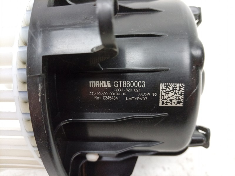 Recambio de ventilador calefaccion para seat arona (kj7, kjp) 1.0 tsi referencia OEM IAM GT860003 2Q1820021 34625