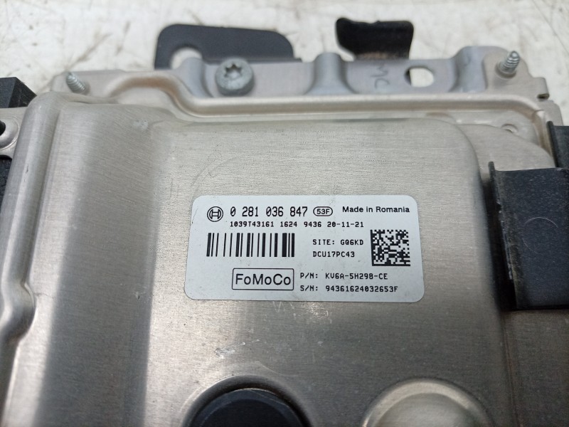 Recambio de modulo electronico para ford tourneo custom v362 autobús (f3) 2.0 ecoblue mhev referencia OEM IAM 0281036847 KVGA5H2