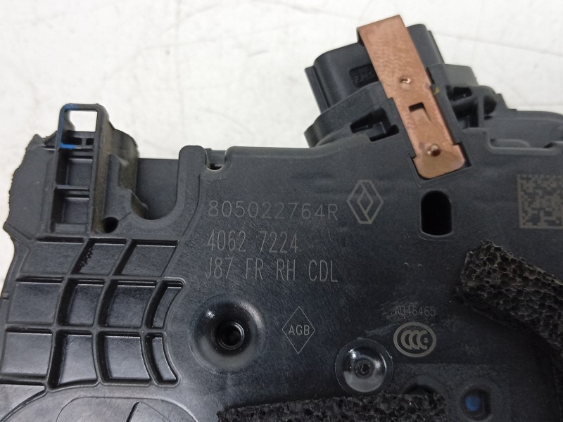 Recambio de cerradura puerta delantera derecha para renault captur i (j5_, h5_) 0.9 tce 90 referencia OEM IAM  805022764R CRD-RE