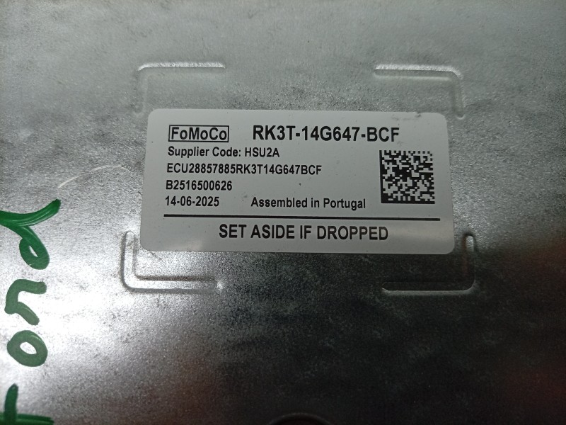 Recambio de modulo electronico para ford transit v363 furgoneta (fcd, fdd) 2.0 ecoblue 4x4 referencia OEM IAM  RK3T14G647BCF 