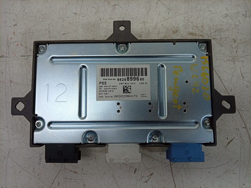 Recambio de amplificador de sonido para peugeot 308 ii (lb_, lp_, lw_, lh_, l3_) 1.6 gti (l35gnh) referencia OEM IAM  9825899680