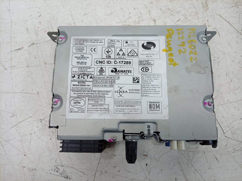 Recambio de sistema navegacion gps para peugeot 308 ii (lb_, lp_, lw_, lh_, l3_) 1.6 gti (l35gnh) referencia OEM IAM  9821908880