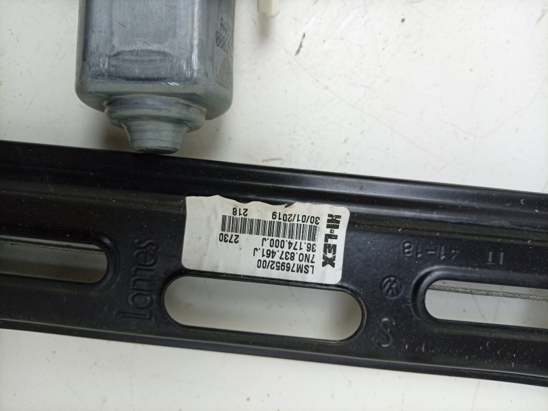 Recambio de elevalunas delantero izquierdo para seat alhambra (710, 711) 2.0 tdi referencia OEM IAM  7N0837461J 113617/EPSVW052/