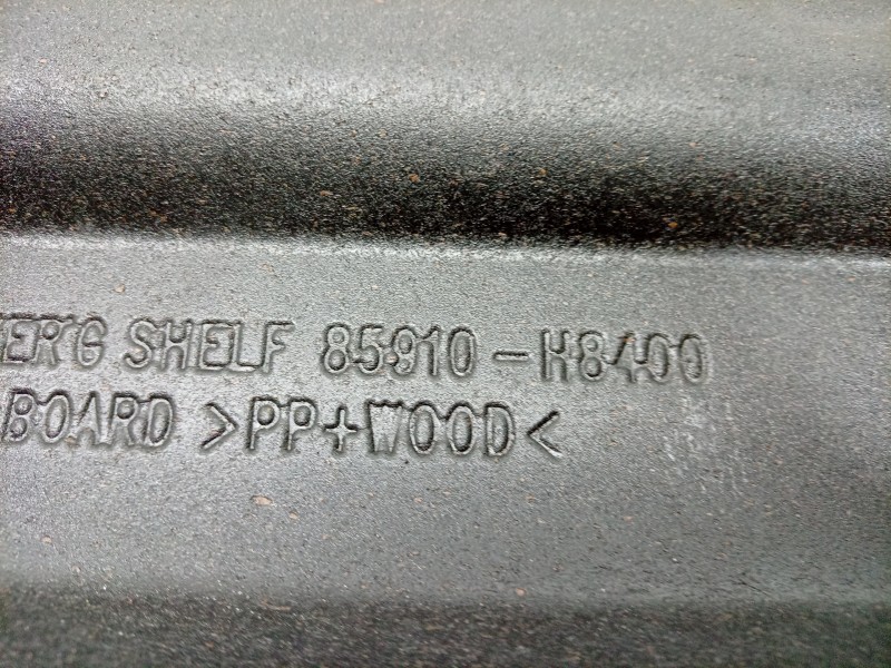 Recambio de bandeja trasera para kia stonic (yb) 1.0 t-gdi referencia OEM IAM  85910H8400WK 