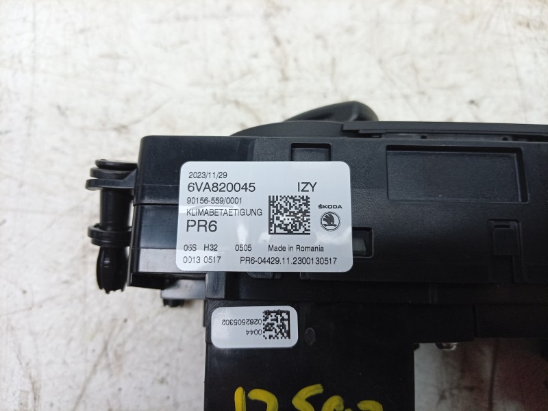 Recambio de mando climatizador para skoda fabia iv (pj3) 1.0 mpi referencia OEM IAM 6VA820045 6VA820045 