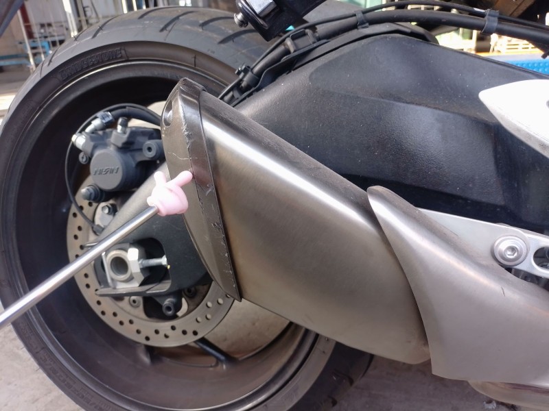 Recambio de silenciador trasero para suzuki gsx-s gsx-s 950 (wek2) referencia OEM IAM   