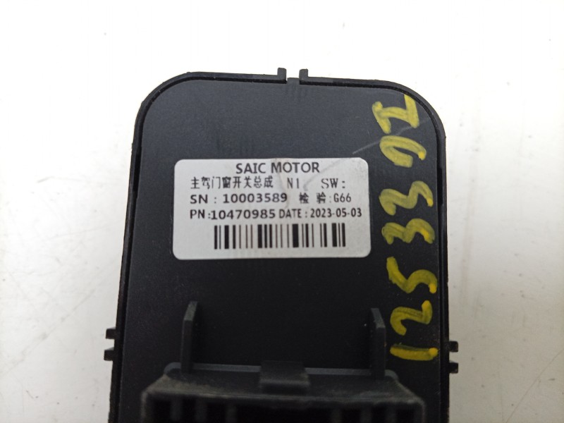 Recambio de mando elevalunas delantero izquierdo para mg zs suv (azs1) 1.5 vti referencia OEM IAM  10470985 