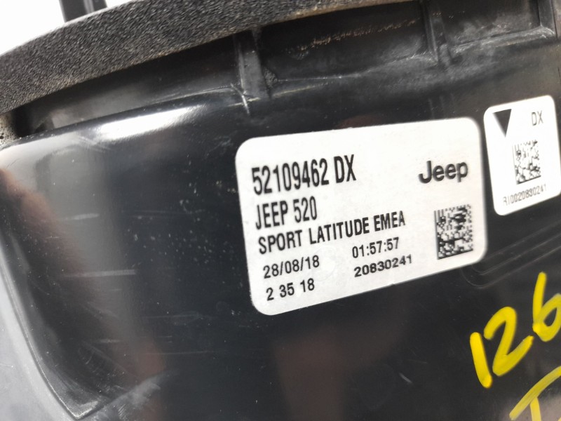 Recambio de piloto trasero derecho para jeep renegade suv (bu, b1, bv) 1.6 crd referencia OEM IAM  52109462 108903550/4320502/JE
