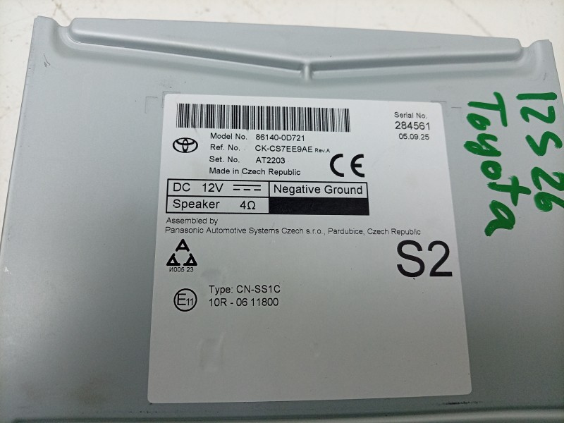 Recambio de sistema navegacion gps para toyota yaris (_p21_, _pa1_, _ph1_) 1.5 hybrid (mxph10) referencia OEM IAM CKCS7EE9AE 861