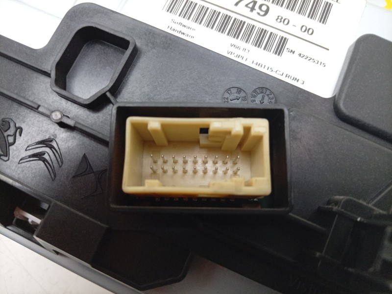 Recambio de cuadro instrumentos para ds ds 3 / ds 3 crossback (ur_, uc_, uj_) 1.5 bluehdi 100 referencia OEM IAM VPJPLF10A855AC 