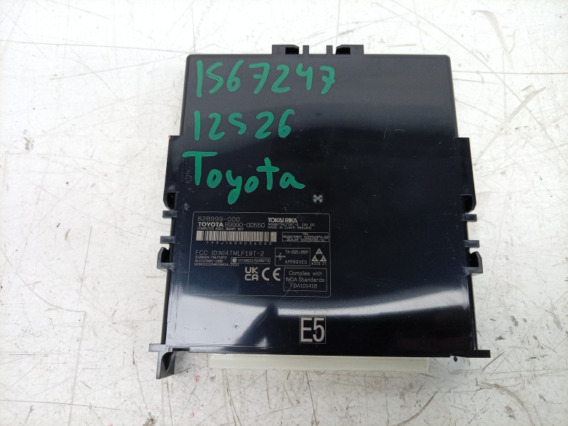 Recambio de modulo electronico para toyota yaris (_p21_, _pa1_, _ph1_) 1.5 hybrid (mxph10) referencia OEM IAM 62B999000 899900D5