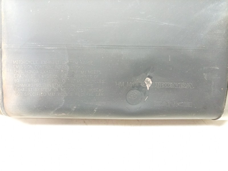 Recambio de silenciador trasero para honda nc nc 750 x (rh09) referencia OEM IAM  18310MKWD01 