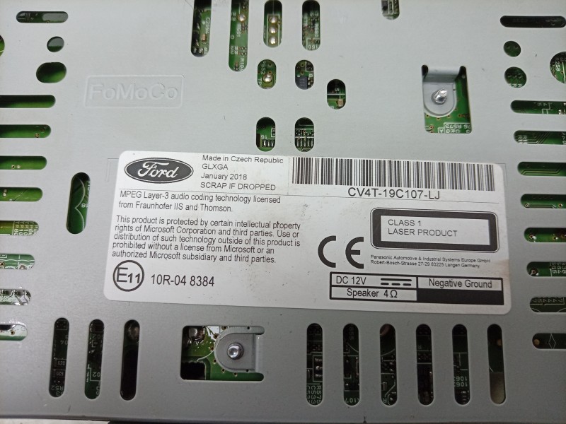 Recambio de sistema audio / radio cd para ford kuga ii (dm2) 1.5 tdci referencia OEM IAM  CV4T19C107LJ 