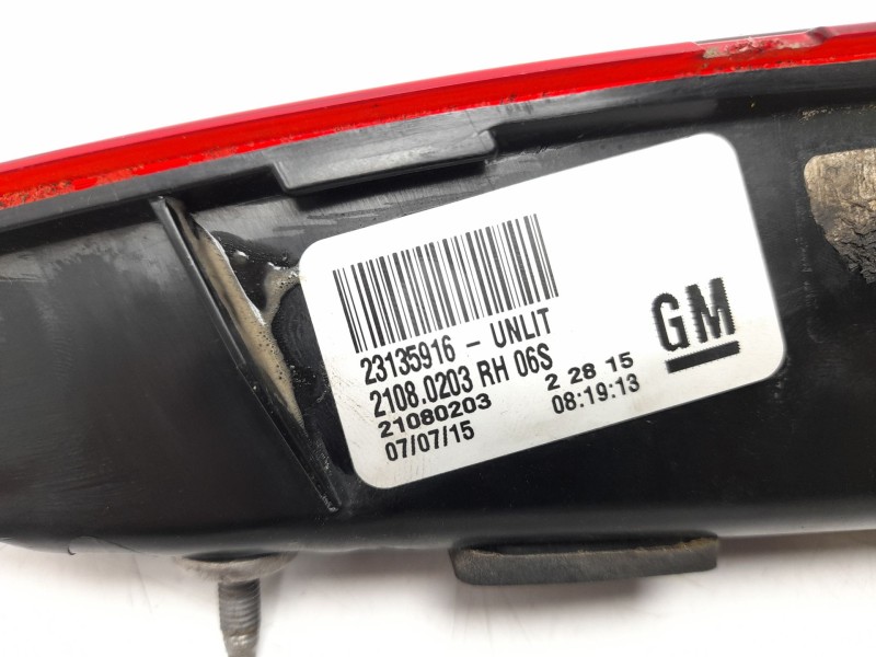 Recambio de piloto trasero derecho interior para opel insignia a sedán (g09) 2.0 turbo e85 (69) referencia OEM IAM  23135916 