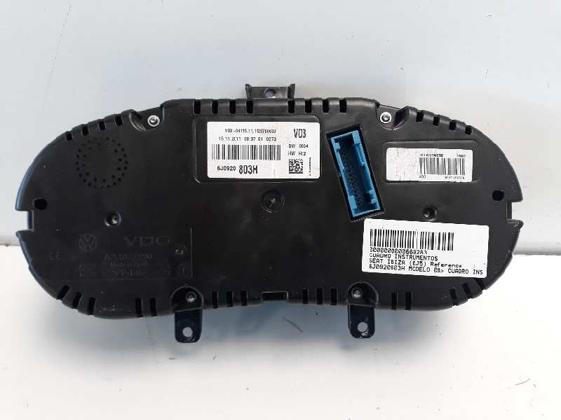 Recambio de cuadro instrumentos para seat ibiza (6j5) reference referencia OEM IAM 6J0920803H A2C53435505 