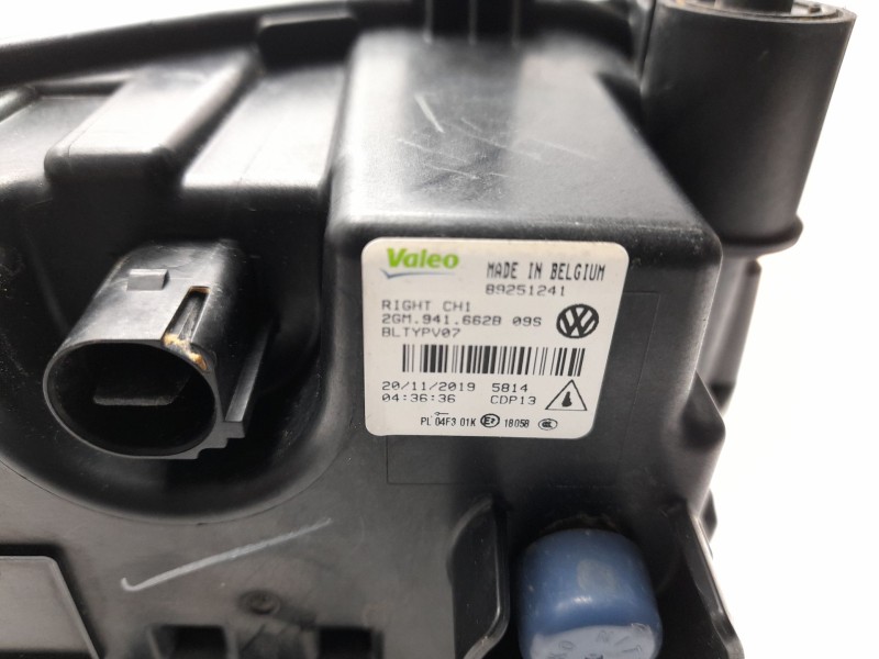 Recambio de faro antiniebla derecho para volkswagen t-cross (c11, d31) 1.0 tsi referencia OEM IAM   2641010