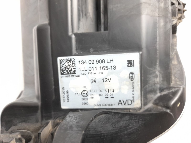 Recambio de faro izquierdo para opel insignia a sedán (g09) 2.0 turbo e85 (69) referencia OEM IAM  13409908 10116571004/11531721