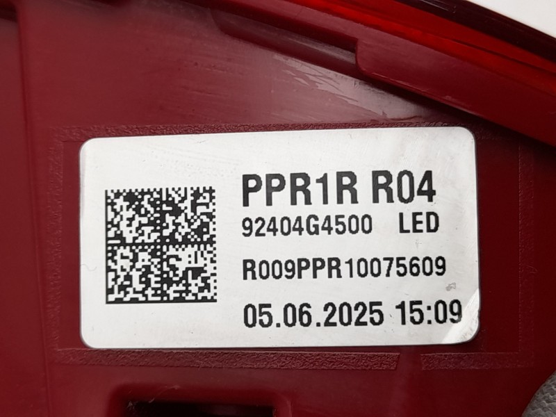 Recambio de piloto trasero derecho interior para hyundai i30 (pde, pd, pden) 1.0 t-gdi referencia OEM IAM  92404G4500 