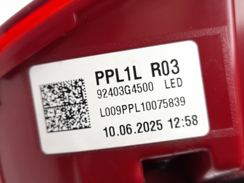 Recambio de piloto trasero izquierdo interior para hyundai i30 (pde, pd, pden) 1.0 t-gdi referencia OEM IAM  92403G4500 
