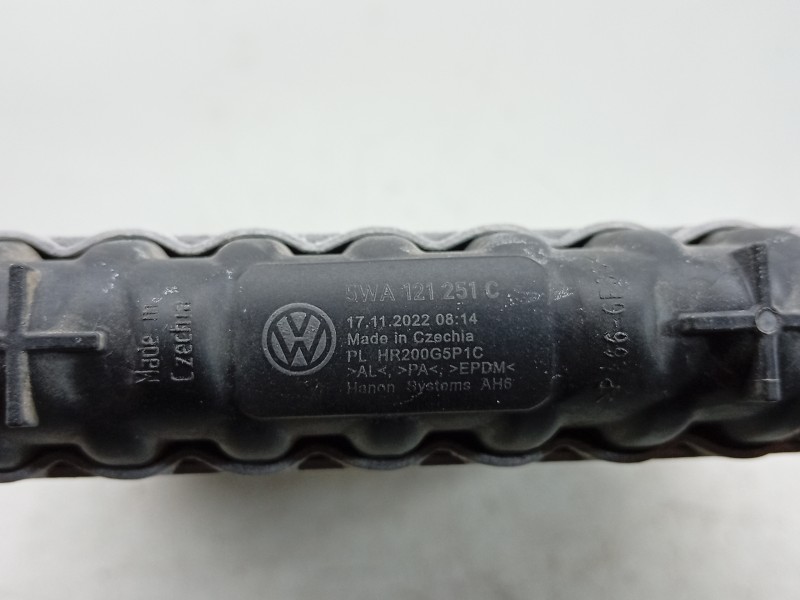 Recambio de radiador agua para skoda octavia iv (nx3, nn3, pv3) 2.0 tdi referencia OEM IAM  5WA121251C 58453/58453A