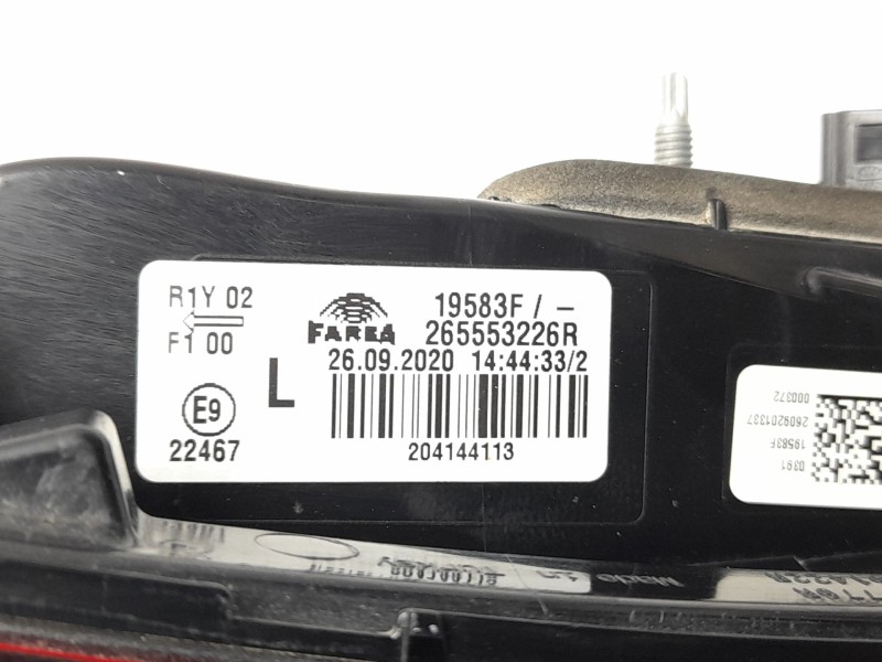 Recambio de piloto trasero izquierdo interior para renault clio v (b7_) 1.0 lpg (b7mt) referencia OEM IAM  265553226R 