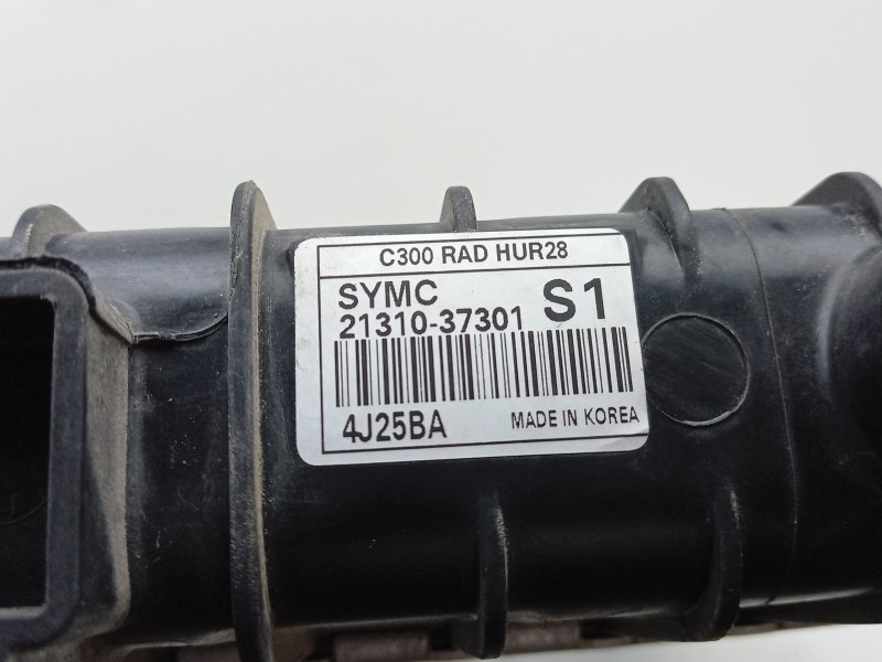 Recambio de radiador agua para kg mobility tivoli referencia OEM IAM  2131037301 