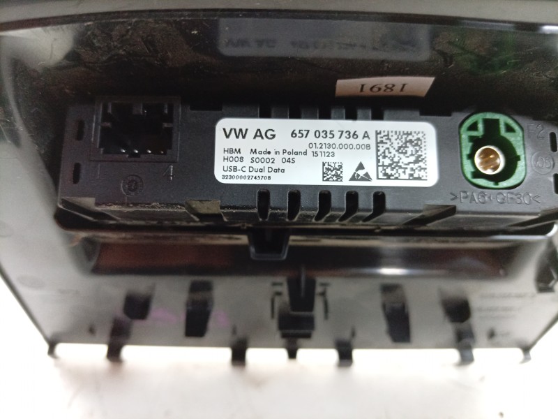Recambio de modulo electronico para skoda fabia iv (pj3) 1.0 mpi referencia OEM IAM  657035736A 