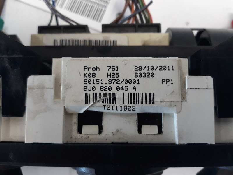 Recambio de mando calefaccion / aire acondicionado para seat ibiza (6j5) reference referencia OEM IAM 6J0820045A  