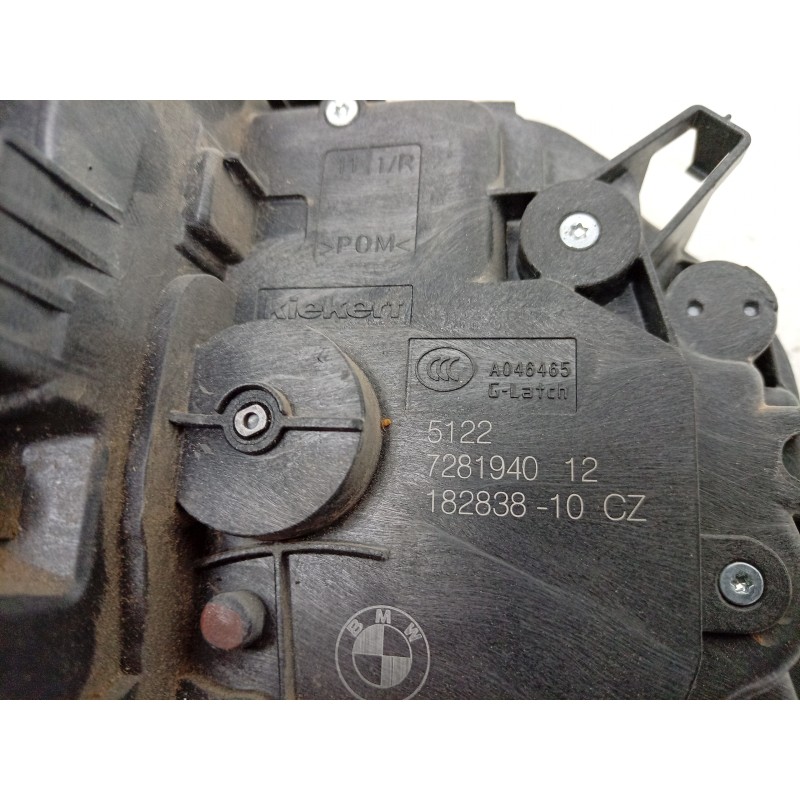 Recambio de cerradura puerta trasera derecha para bmw x1 (f48) sdrive 18 d referencia OEM IAM  51227281940 EZCBM091/1602616/2162