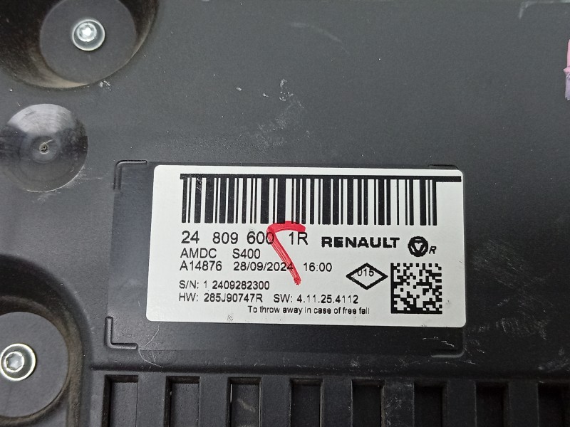 Recambio de cuadro instrumentos para dacia duster iii eco-g 100 essential referencia OEM IAM  248093307R 