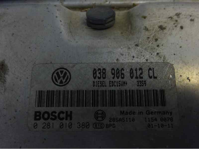 Recambio de centralita motor uce para skoda octavia berlina (1u2) elegance referencia OEM IAM 038906012G 0281010380 28SA5110